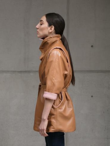 CAROL JACKET HONEY- SIDE -
