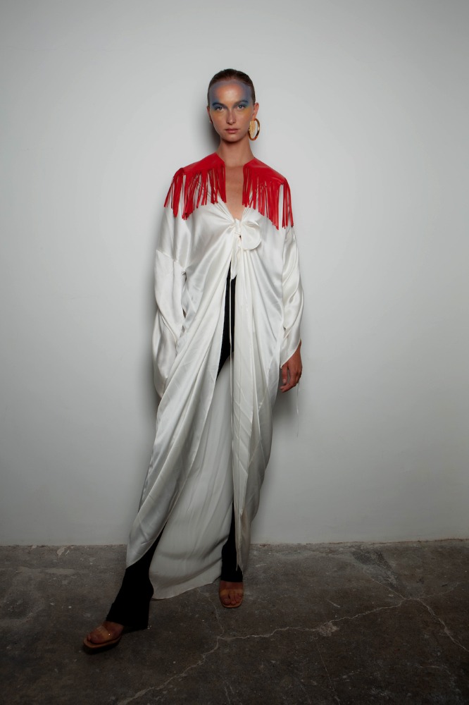 LEATHER MINI CAPE- 2 AVAILABLE COLORS