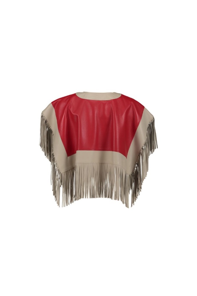 LEATHER HUIPIL- 4 AVAILABLE COLORS