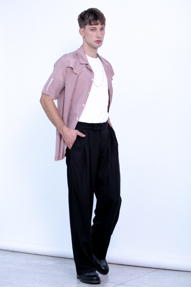 NURY PANTS GENDERFREE BLACK RAYON