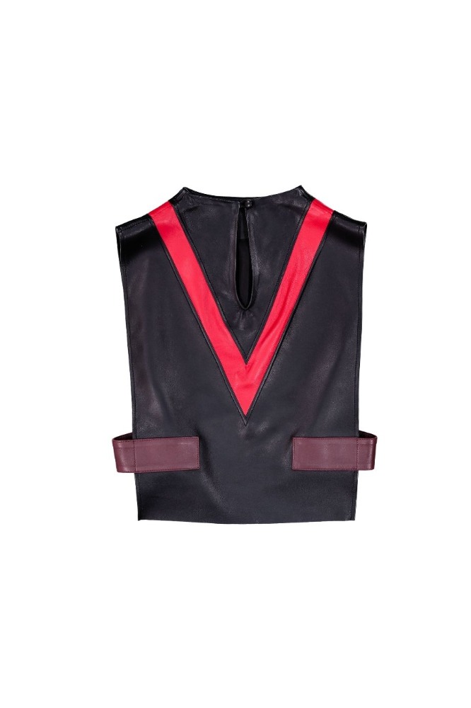 LEATHER CUADRO TOP- 2 AVAILABLE COLORS