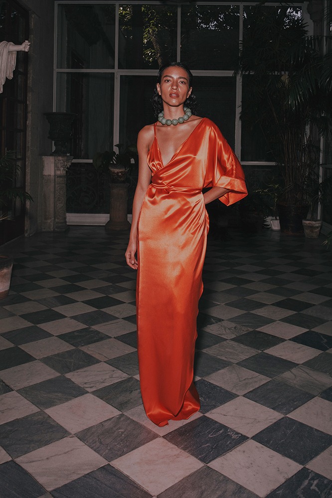 KAMI DRESS SILK
