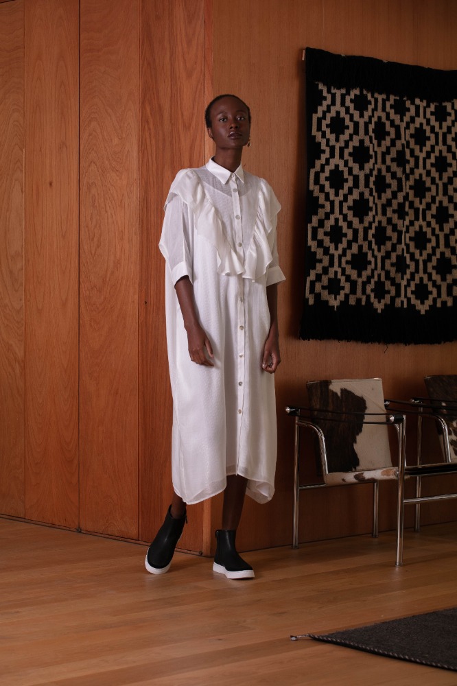SHIBUYA DRESS WHITE
