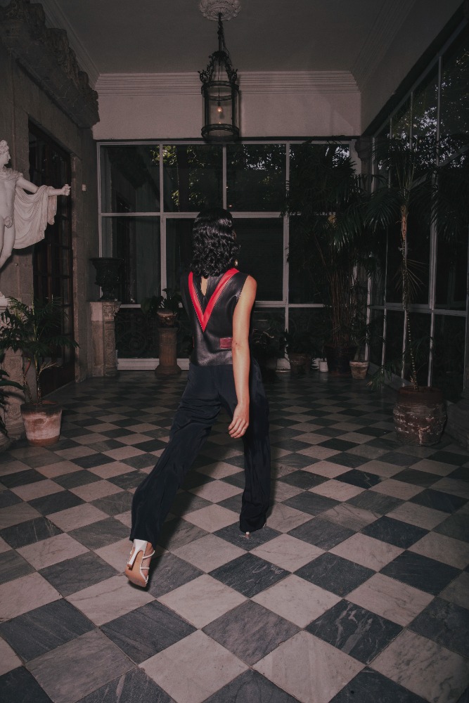 NURY PANTS GENDERFREE BLACK RAYON