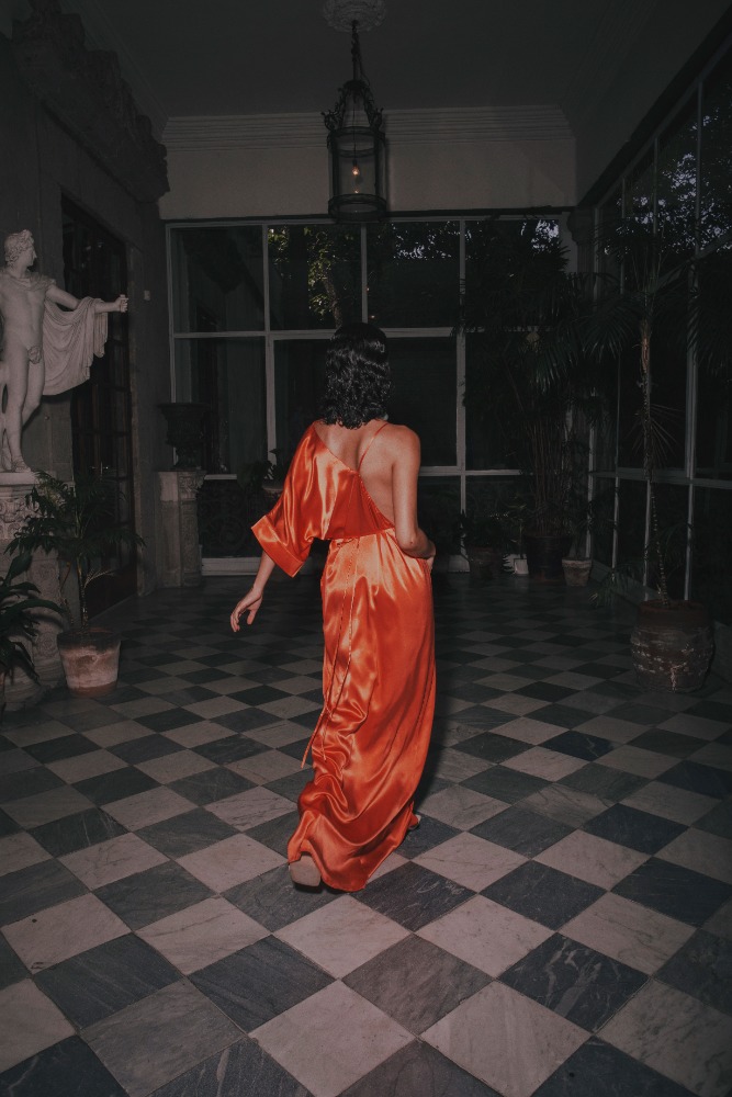KAMI DRESS SILK