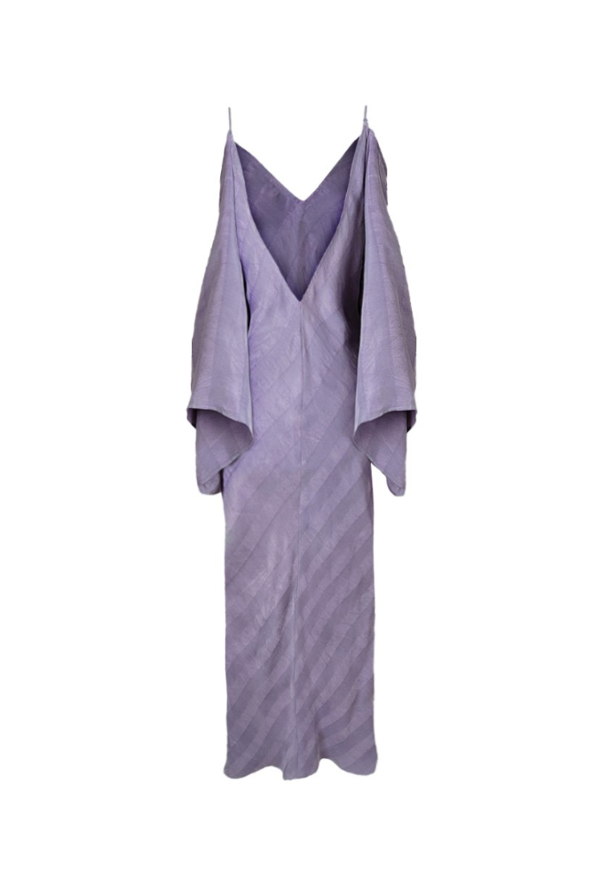 BIAS CUT DRESS LAVANDER