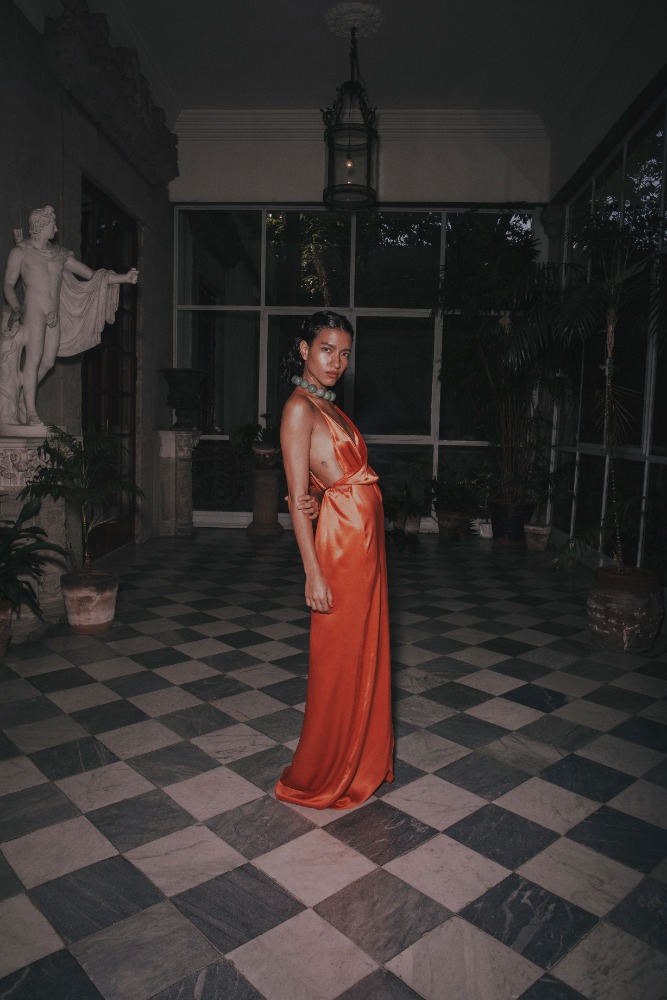 KAMI DRESS SILK