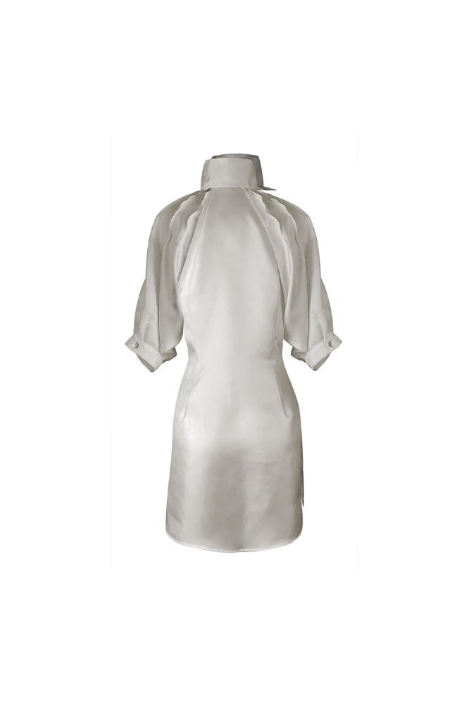 MINI SHIRT DRESS WHITE