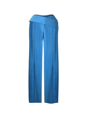 STRAIGHT LEG BLUE PANTS