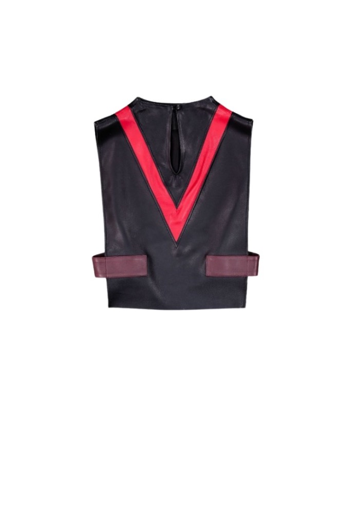 LEATHER CUADRO TOP- 2 AVAILABLE COLORS