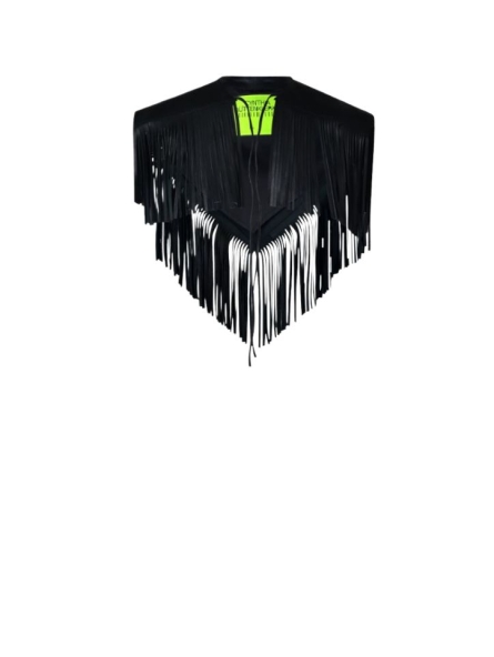 LEATHER MINI CAPE- 3 AVAILABLE COLORS