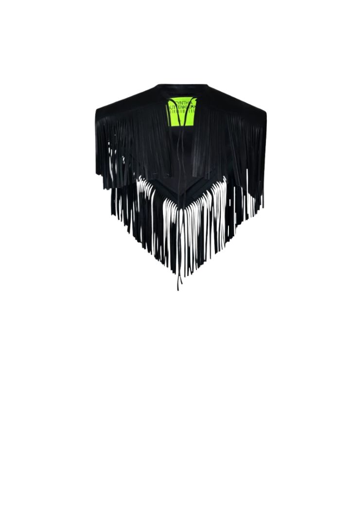 LEATHER MINI CAPE- 3 AVAILABLE COLORS