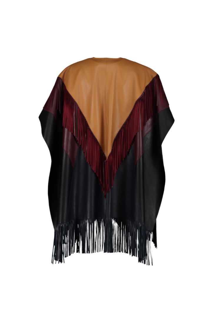 MARIA PONCHO MIDNIGHT BLUE