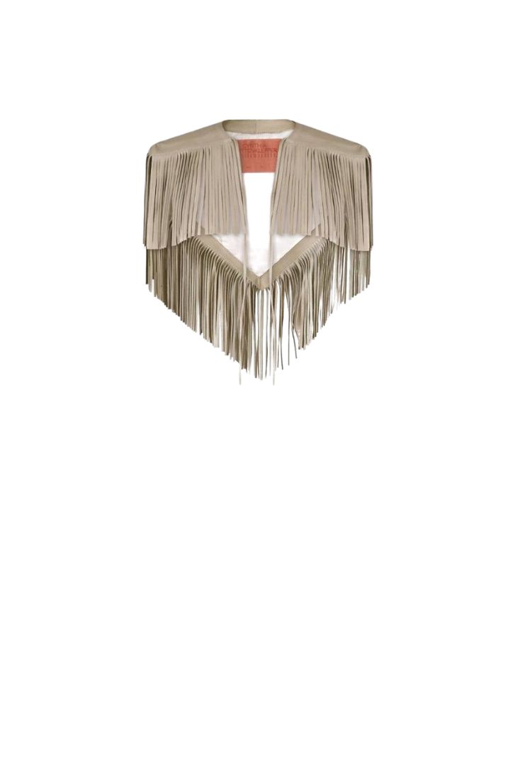 LEATHER MINI CAPE- 3 AVAILABLE COLORS