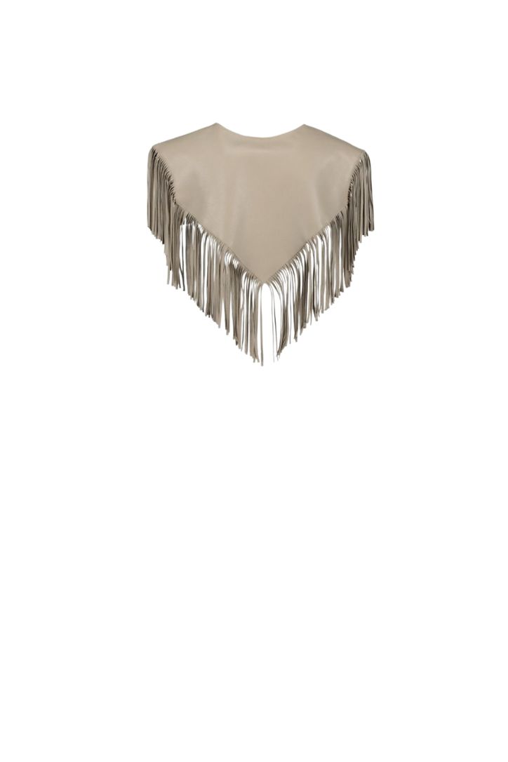 LEATHER MINI CAPE- 3 AVAILABLE COLORS
