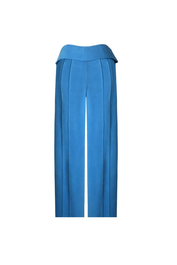 STRAIGHT LEG BLUE PANTS
