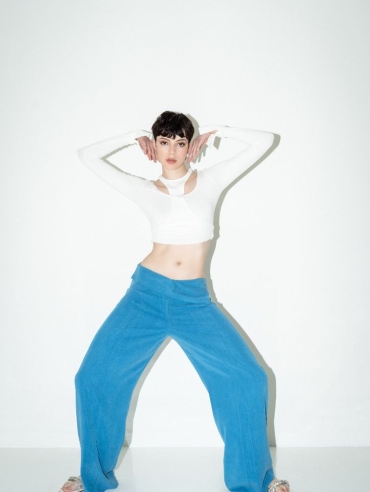 LAYERED CROP TOP  WHITE
