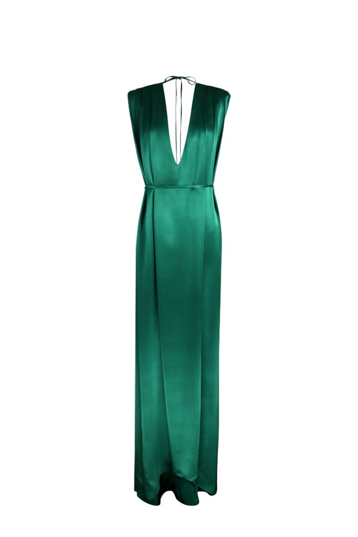 SLEEVELESS SUZETTE EMERALD GREEN