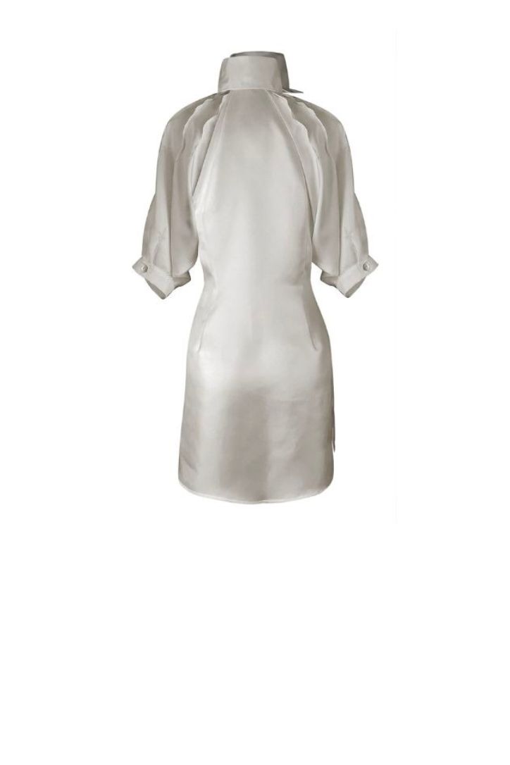 MINI SHIRT DRESS WHITE