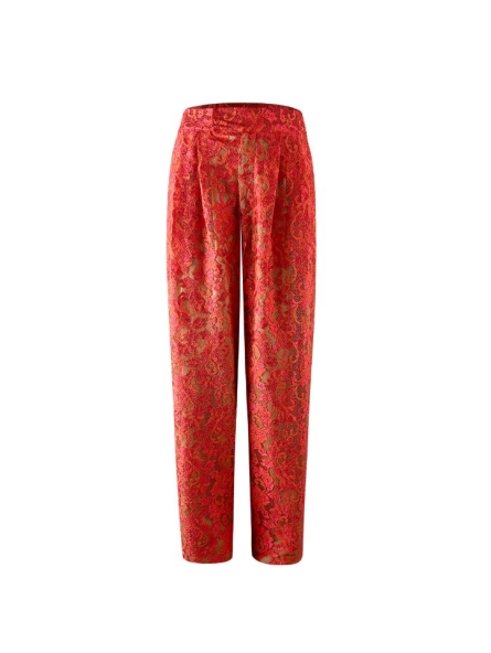 LACE CORAL STRAIGHT PANTS