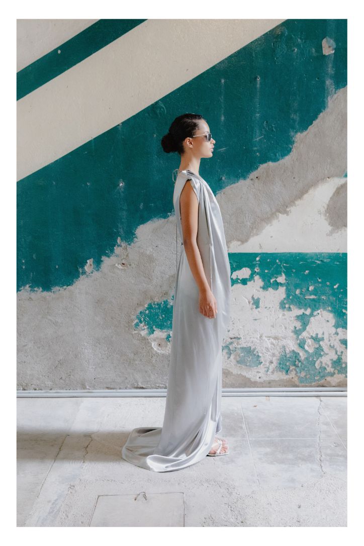 DRAPED SUZETTE SILVER