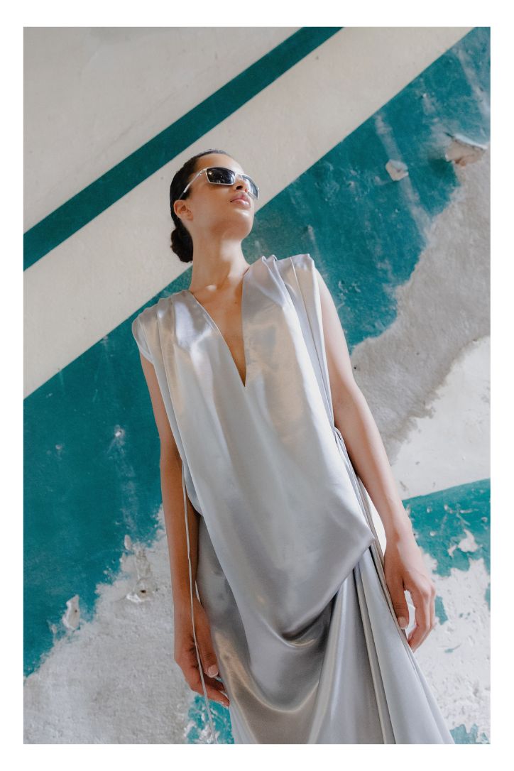 DRAPED SUZETTE SILVER