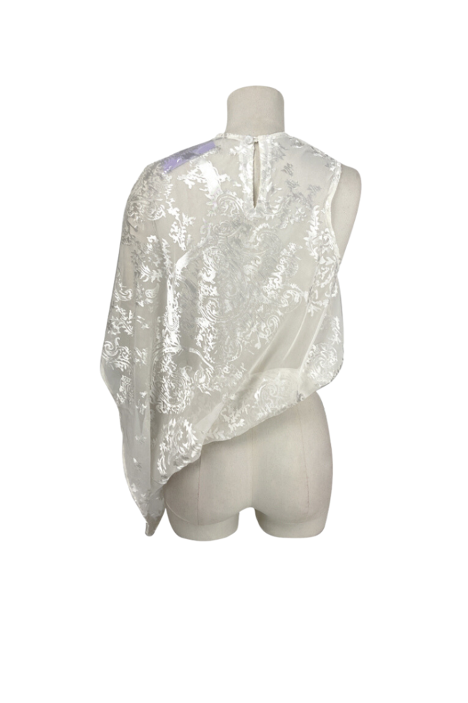 MELTING BURNOUT SILK SHIRT